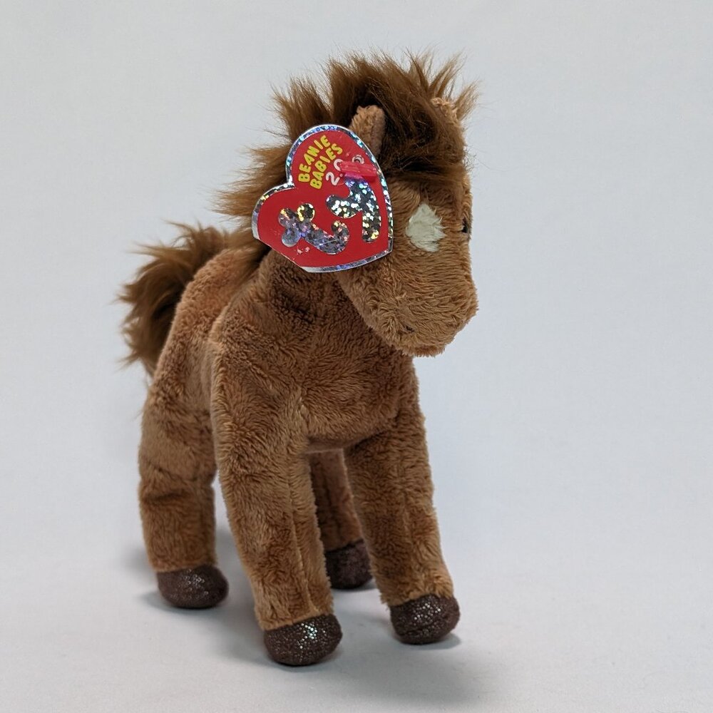 Ty Beanie Babies 2.0 Saddle the Horse Plush Pony Stuffed Animal July 17, 2007